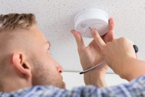 testing smoke detector