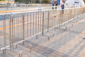 temporary fencing for public event public safety and emergency planning and prevention services